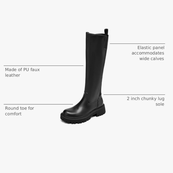 Knee High Platform Boots - Picture 4 of 8